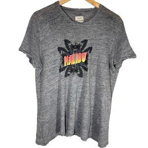 Zadig & Voltaire Linen Oslo Malibu T-Shirt size M